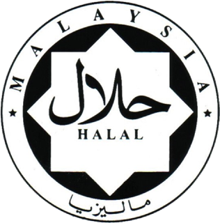 Halal Malaysia certified by JAKIM